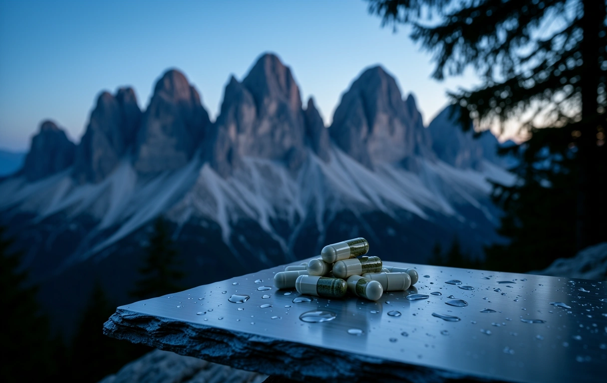 Slovenian Julian Alps at dawn